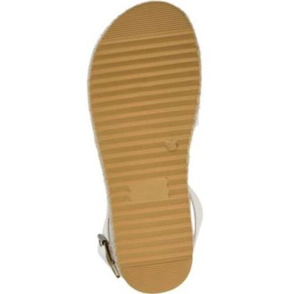 JOURNEE COLLECTION Womens White Strappy Trinity Round Toe Espadrille Shoes 6.5 M - Picture 4 of 4